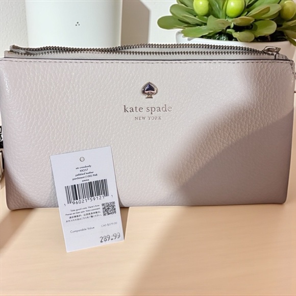 Kate Spade New York Pebbled Leather Crossbody – Warm White (NWT) - Picture 7 of 7